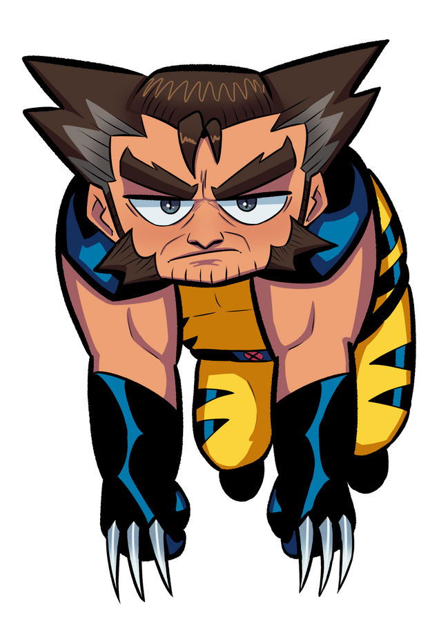 Chibi Wolverine for Keychain