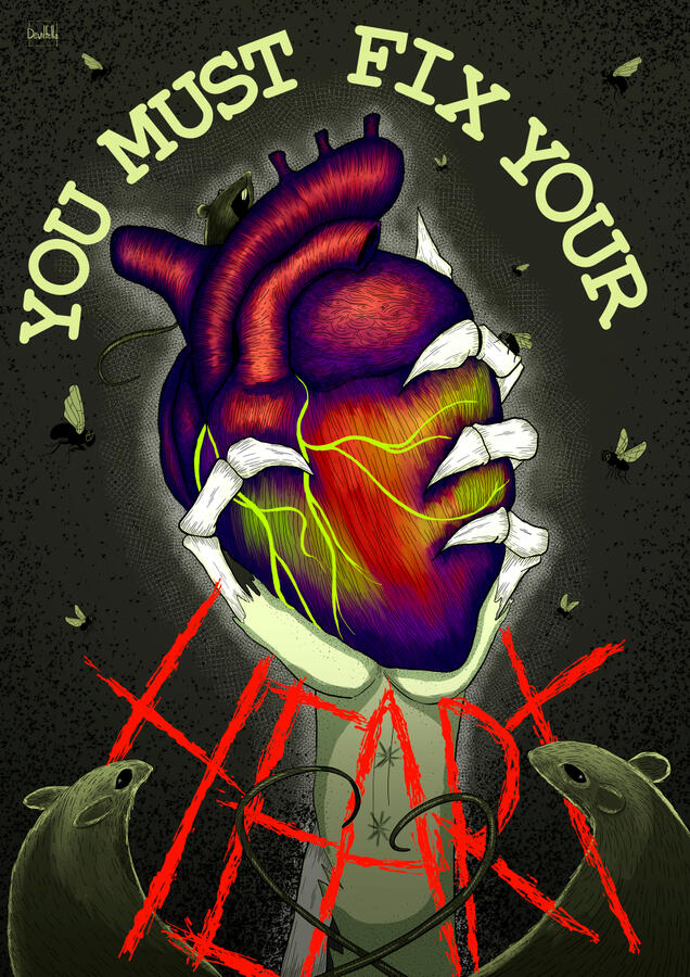 A poster based on the song Foundations of Decay by My Chemical Romance